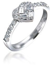A diamond dress ring exudes elegance while a diamond cocktail ring makes a statement with its sparkling glamour
